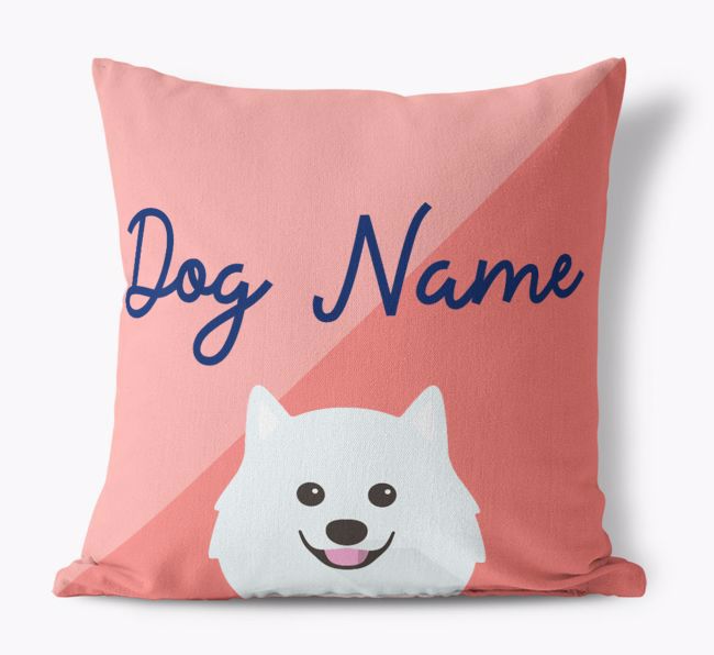 Peeking Name: Personalised {breedFullName} Cushion